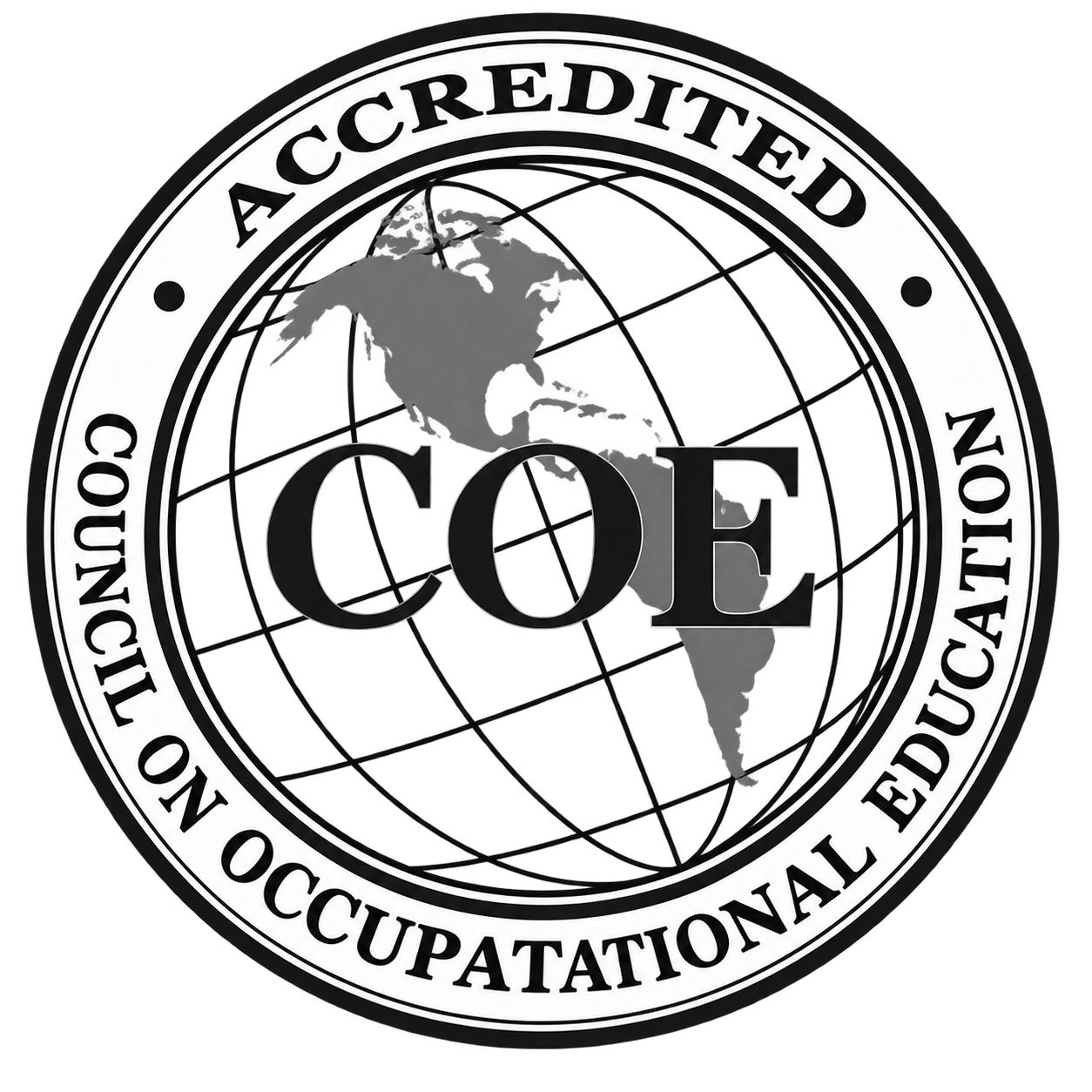 Council on Occupational Education accreditation seal