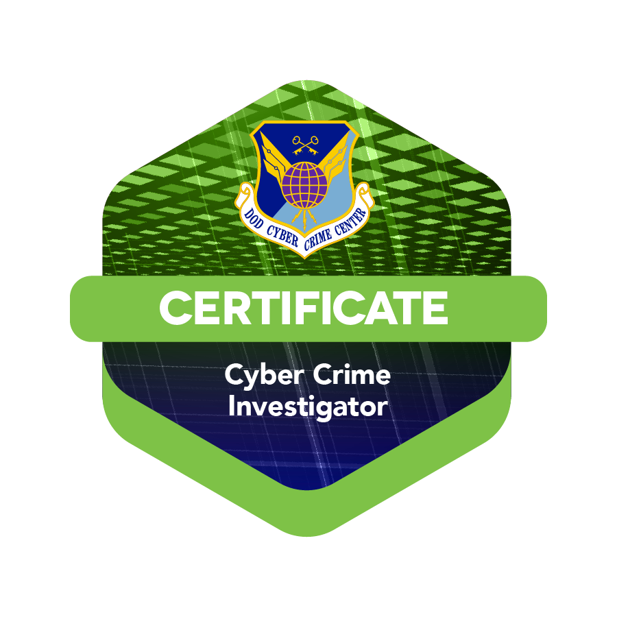 DC3 Cyber Training Academy CCI course badge