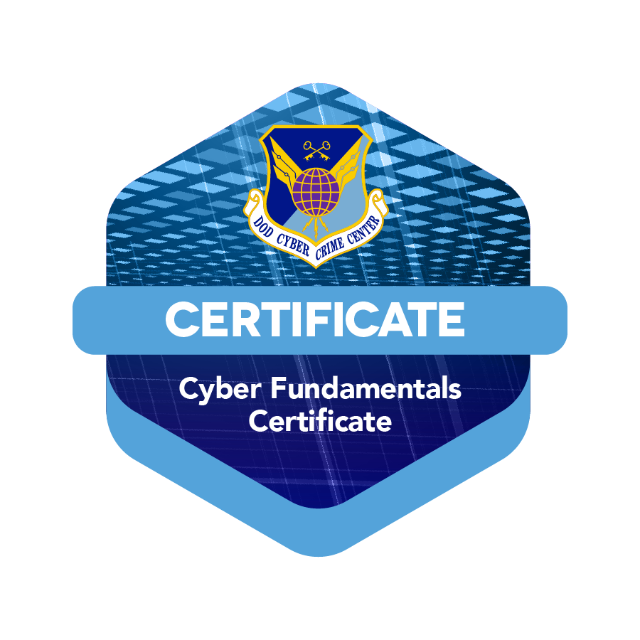 DC3 Cyber Training Academy CFC course badge
